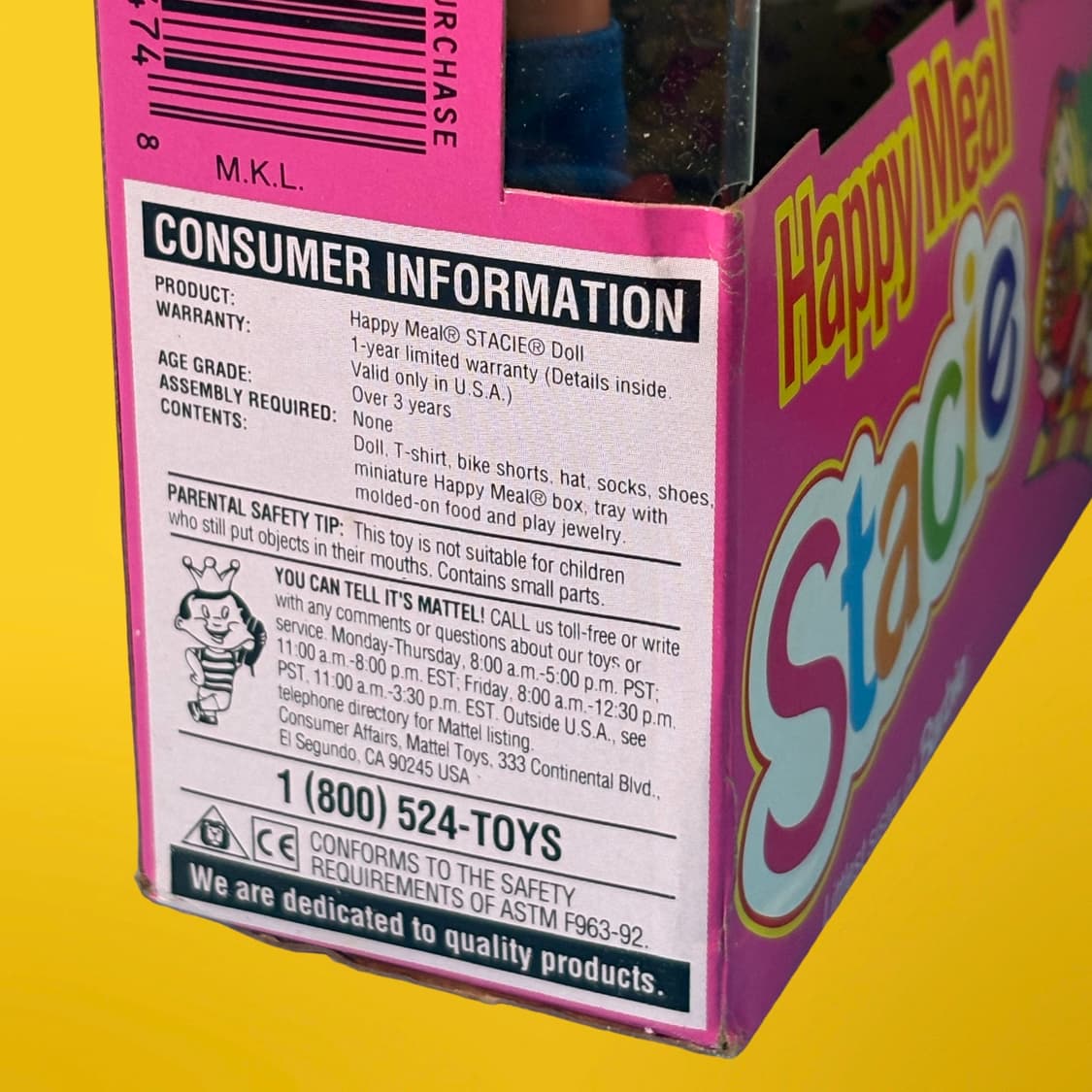 90s 맥도날드 해피밀 스테이시 🍔 상품이미지6