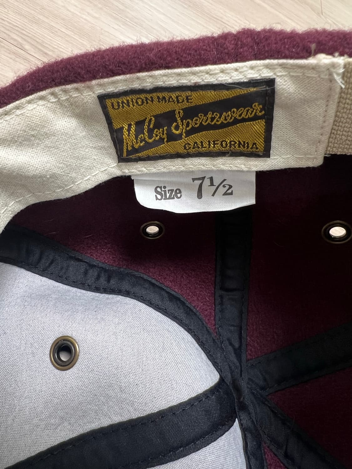 리얼맥코이 / 울베이스볼 캡 / 7 1/2 상품이미지7