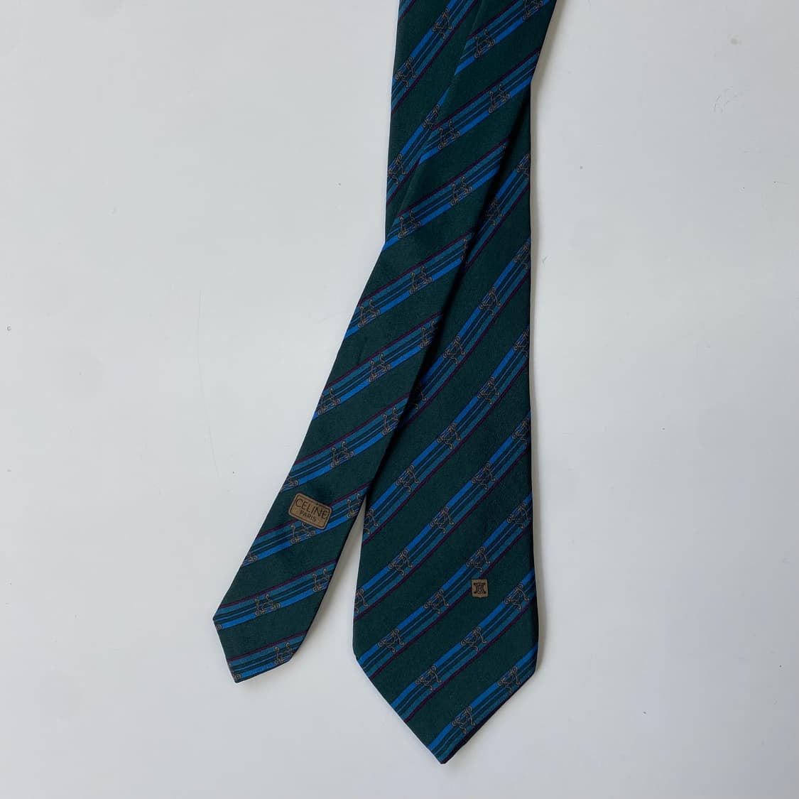 셀린느(celine) 심플로고 명품 정품 넥타이 상품이미지2