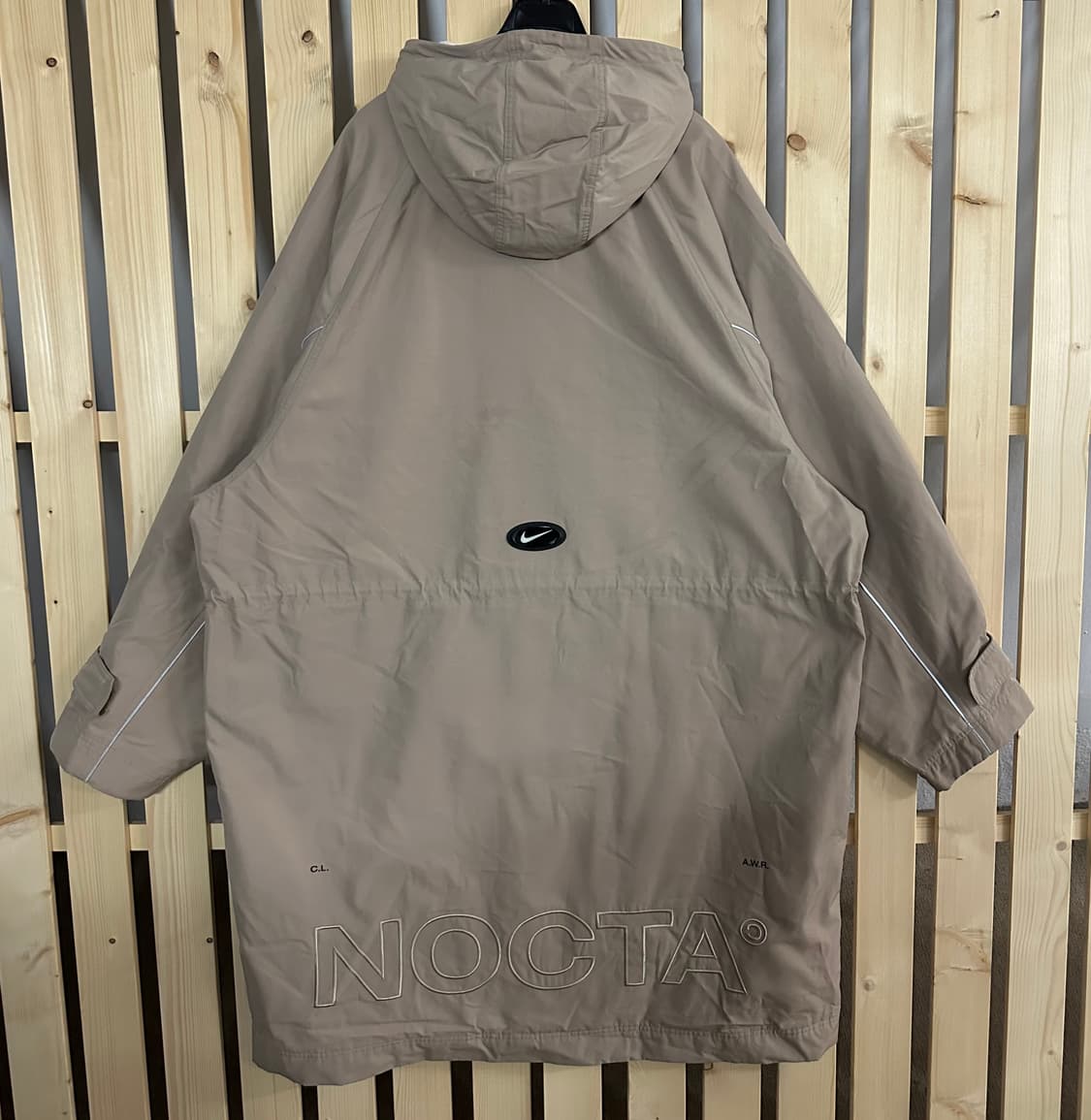 (XL) 나이키 x 드레이크 녹타 베스킷볼 사이드라인 카키 자켓 상품이미지3