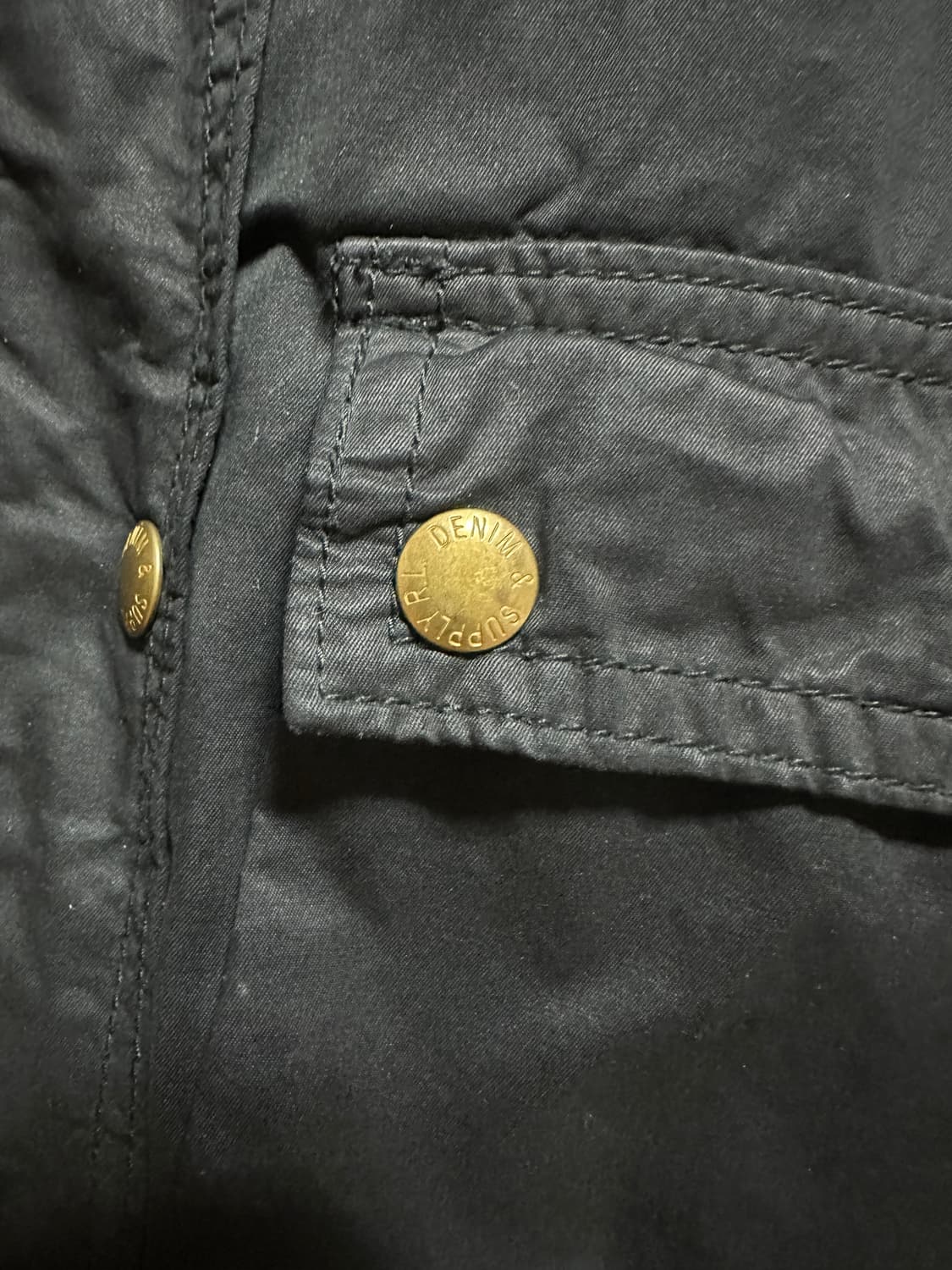 데님앤서플라이 랄프로렌 벨티드 필드 모토자켓 L 상품이미지3