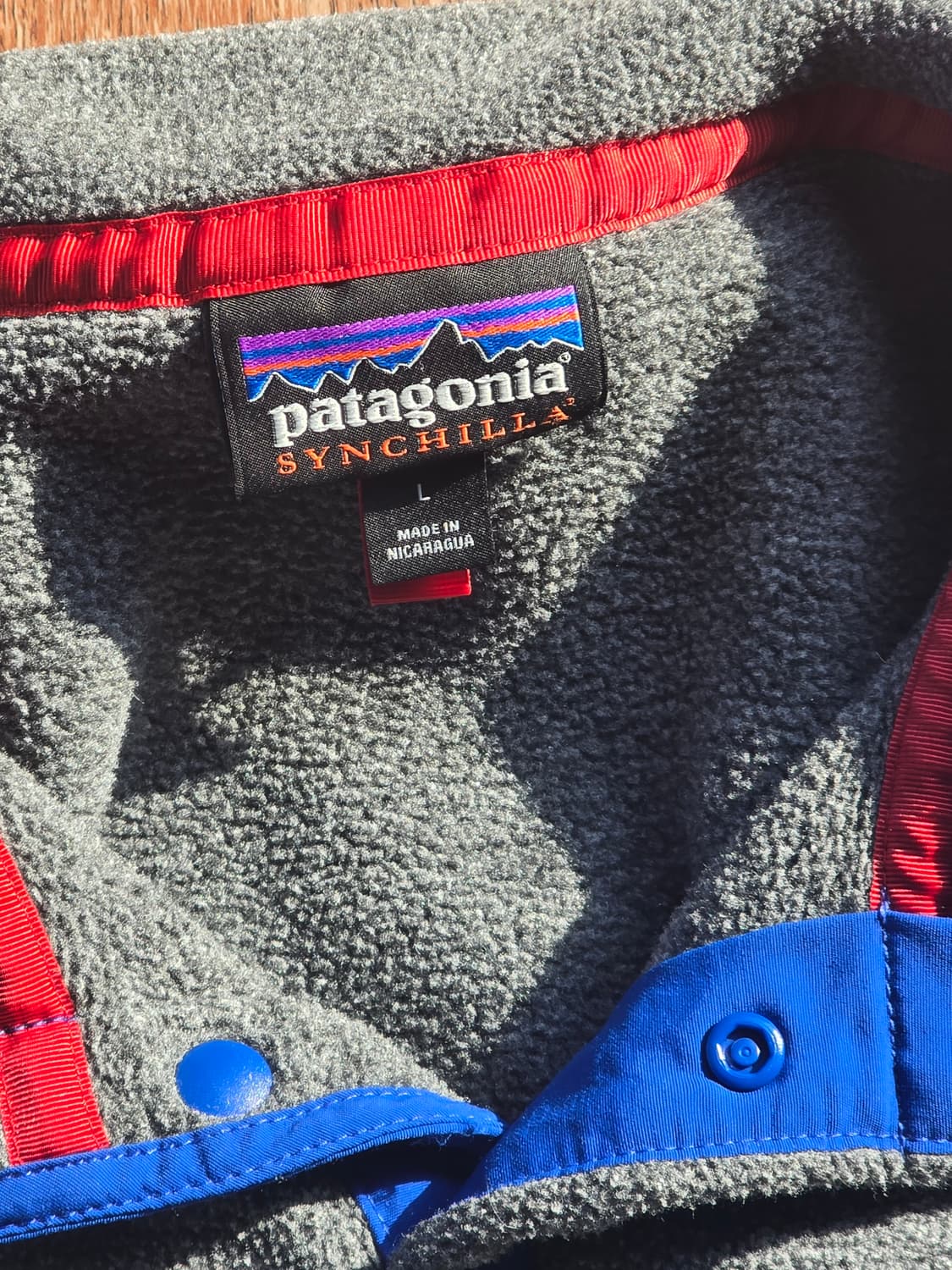 파타고니아 신칠라 스냅티 니켈블루 L 라이트웨이트 상품이미지3