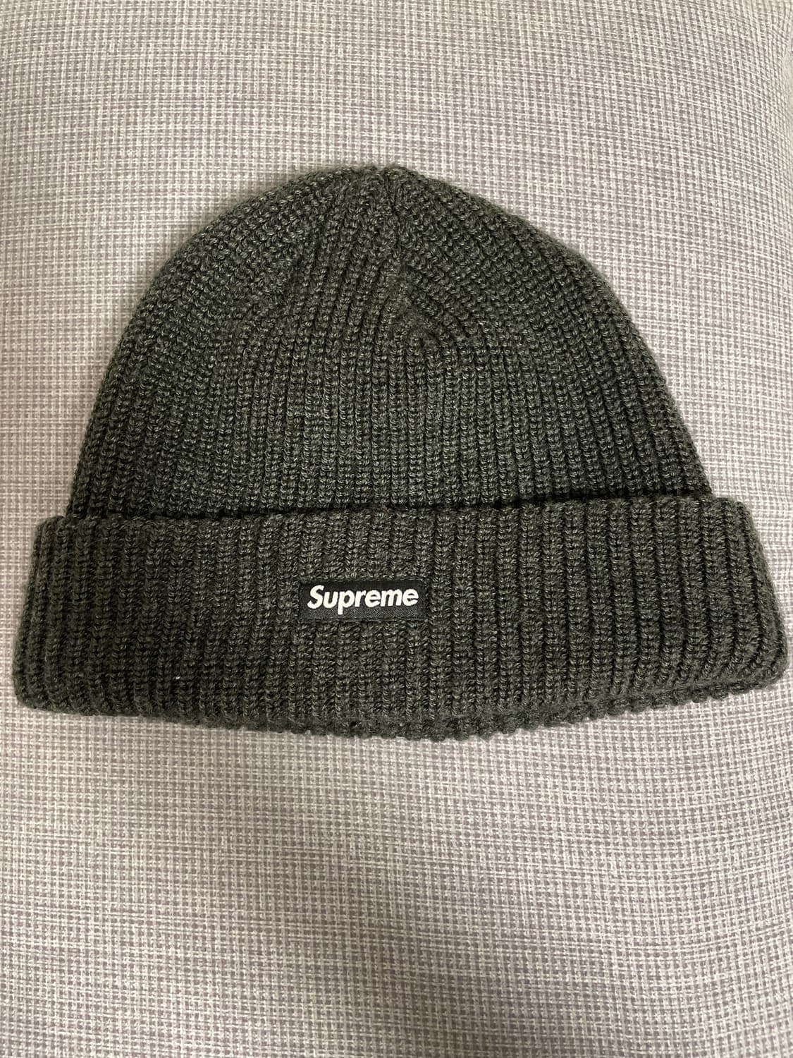 슈프림 헤더 루즈 게이지 비니 17 fw 블랙  상품이미지1