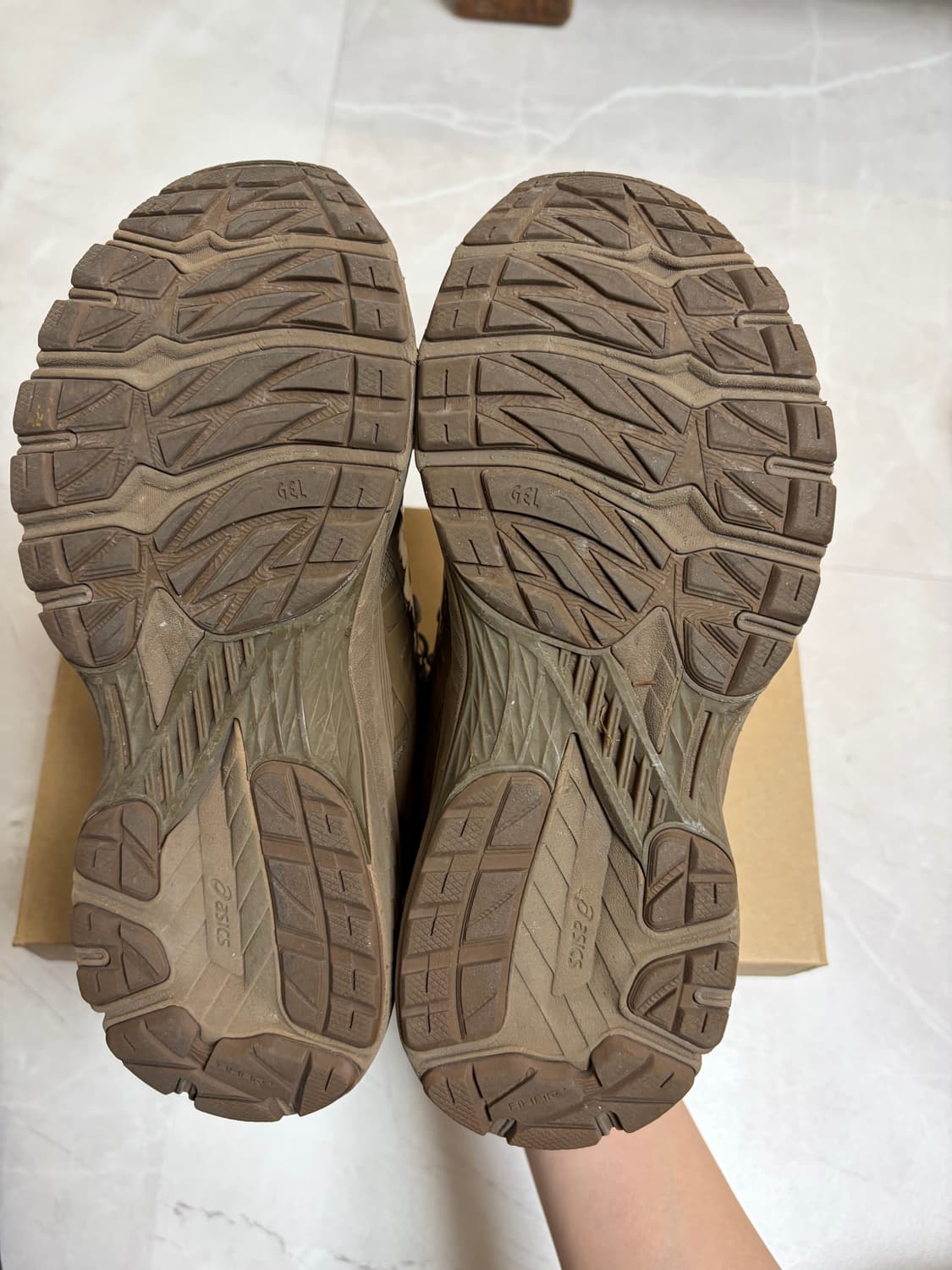 아식스 세실리에 반센 젤 터레인 세피아 상품이미지4