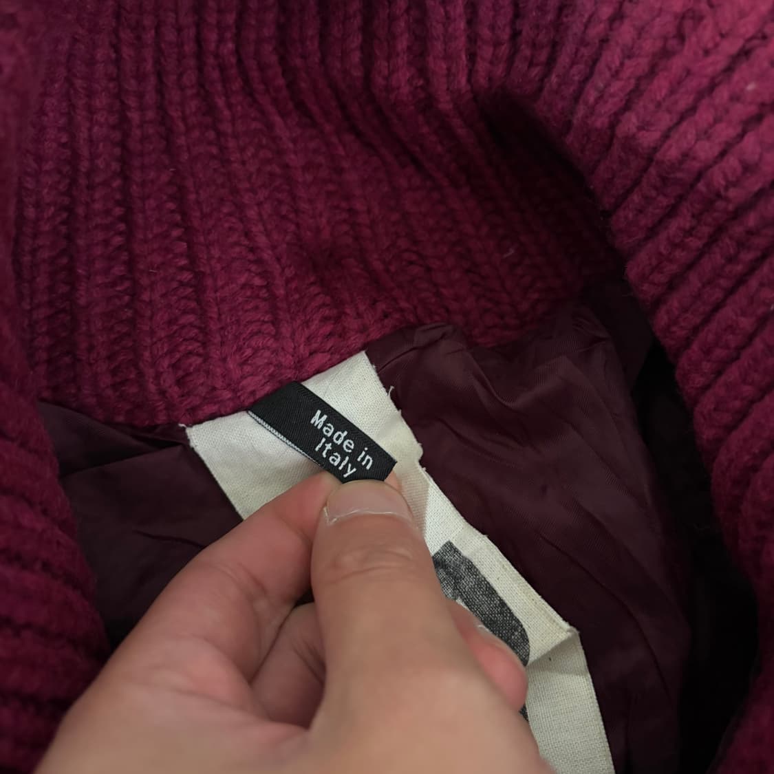 Bark 바크 빈티지 니트 더블코트 S 상품이미지6