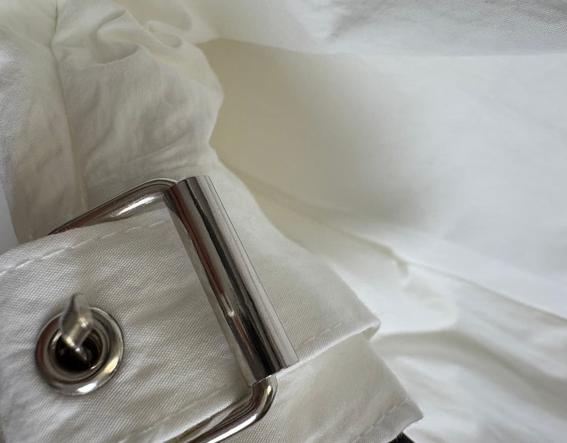 위아 에디트 나일론 비죠 스커트 - 아이보리 상품이미지2