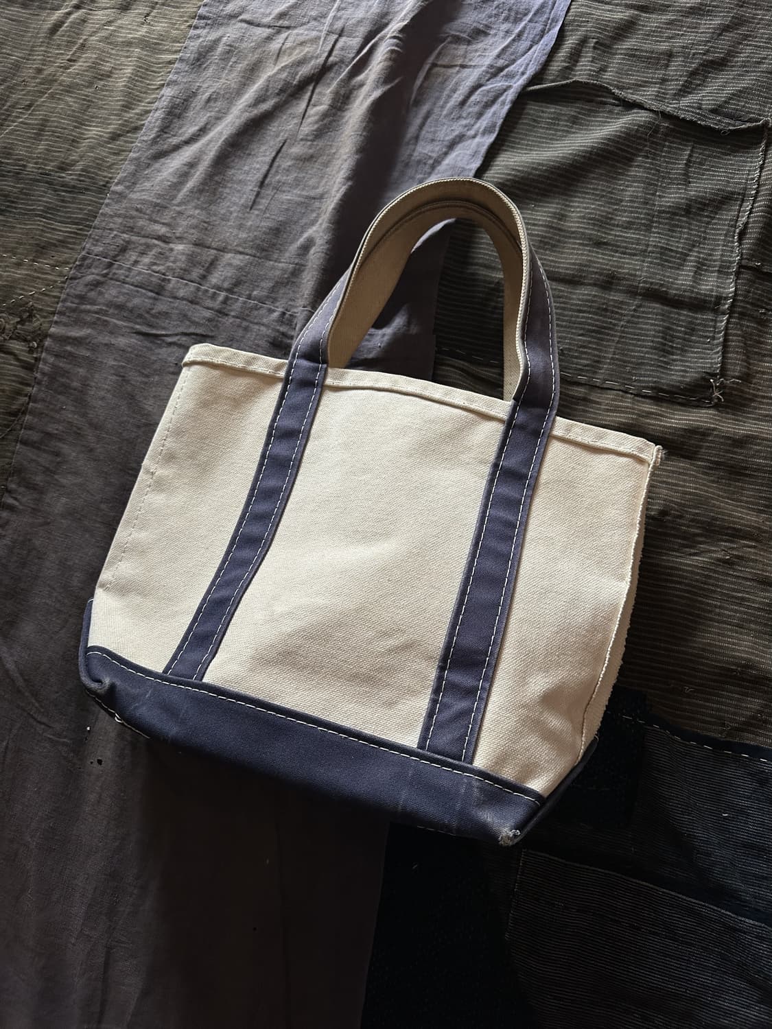 90s USA LL Bean Boat and Tote Mini Bag 상품이미지4