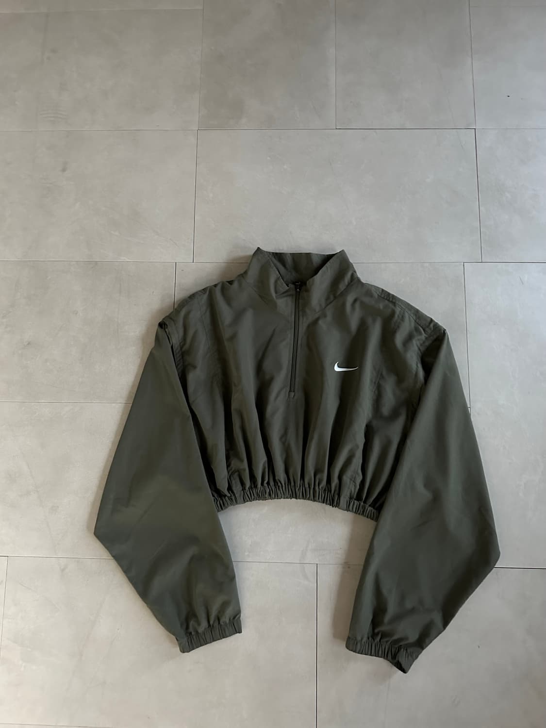 khaki overfit 2way warm up 상품이미지6