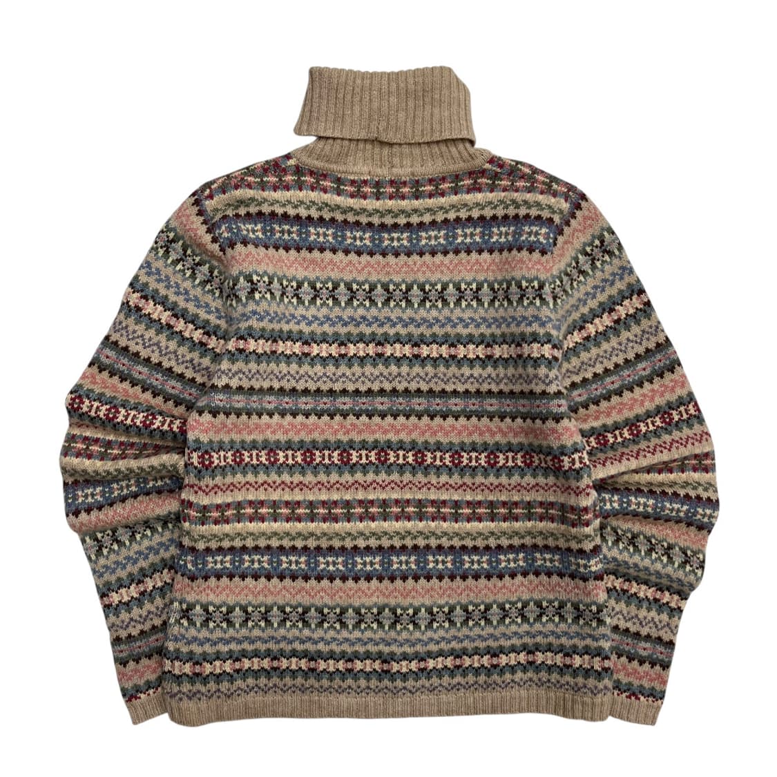 폴로 랄프로렌 에스닉패턴 베이지 폴라 니트 S 상품이미지3