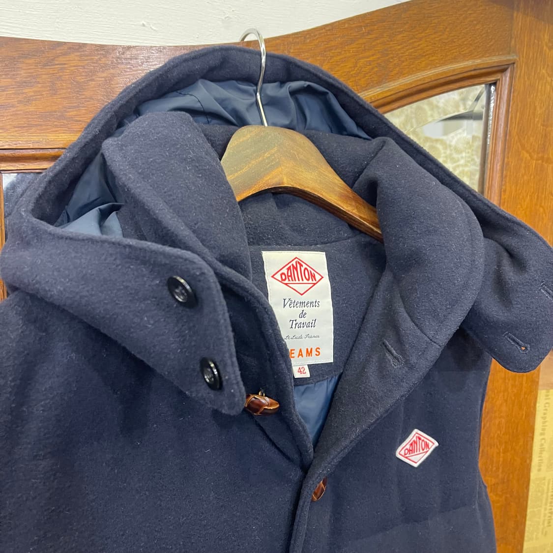 DANTON X BEAMS  콜라보 울 다운 베스트 상품이미지2