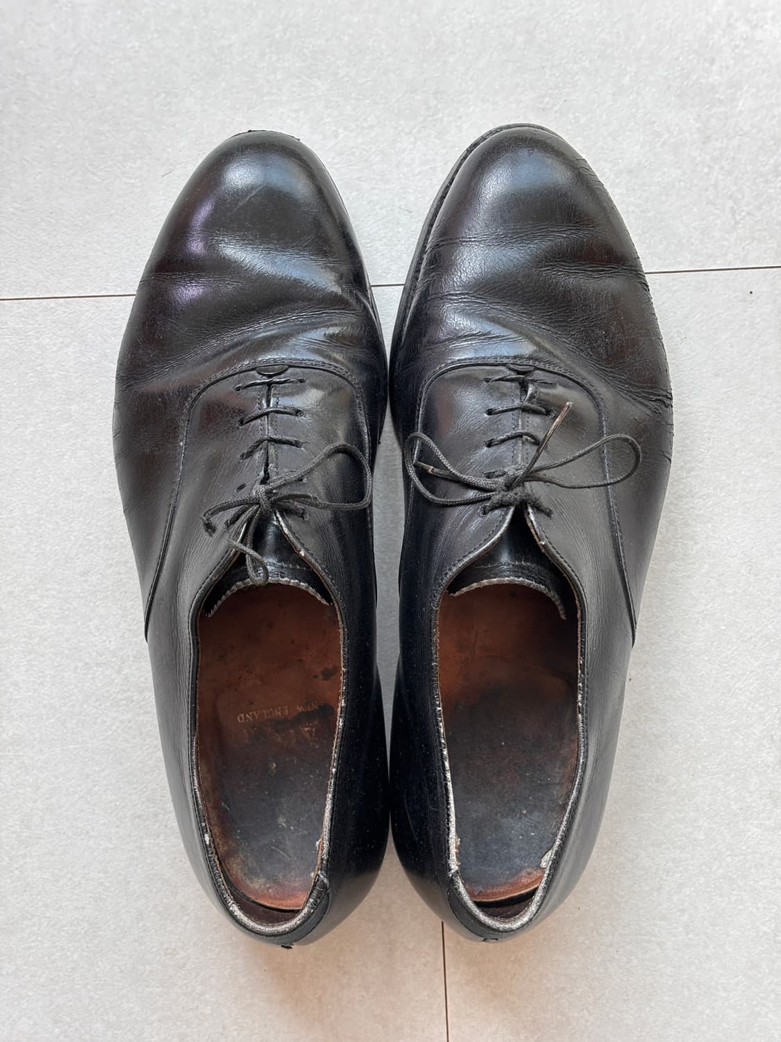 Vintage Alden 932 Plain Toe Blucher 8D 상품이미지1
