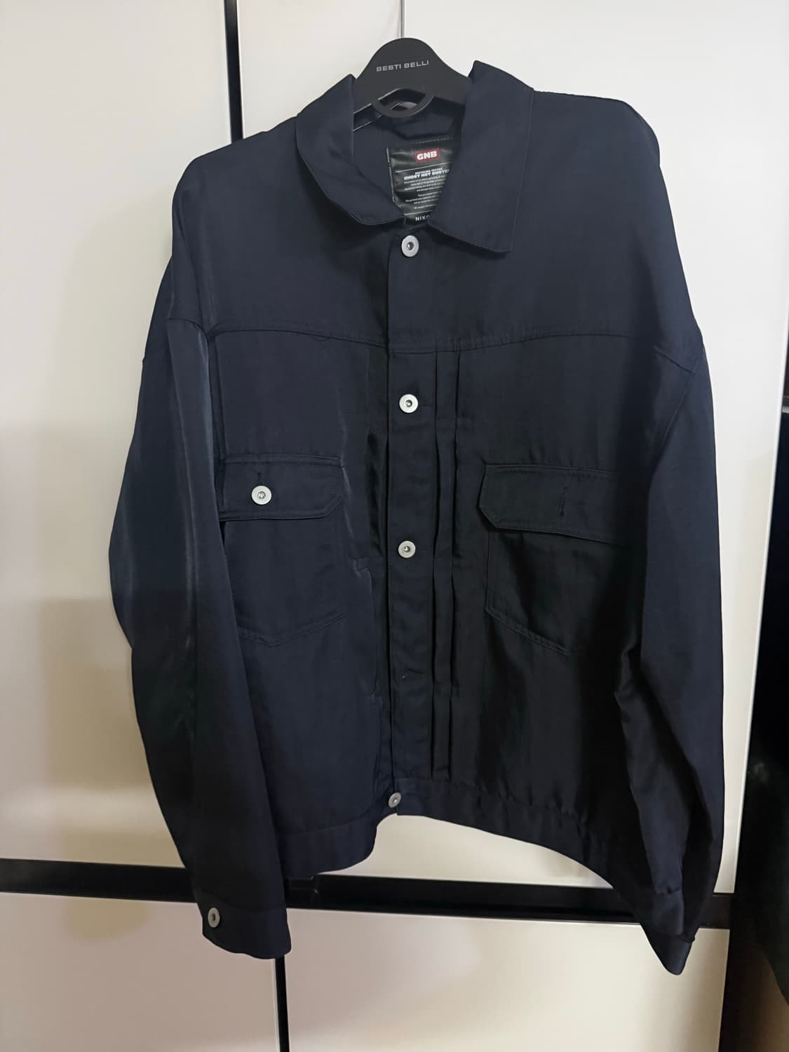 오버사이즈 네이비 트러커 판매합니다 상품이미지1