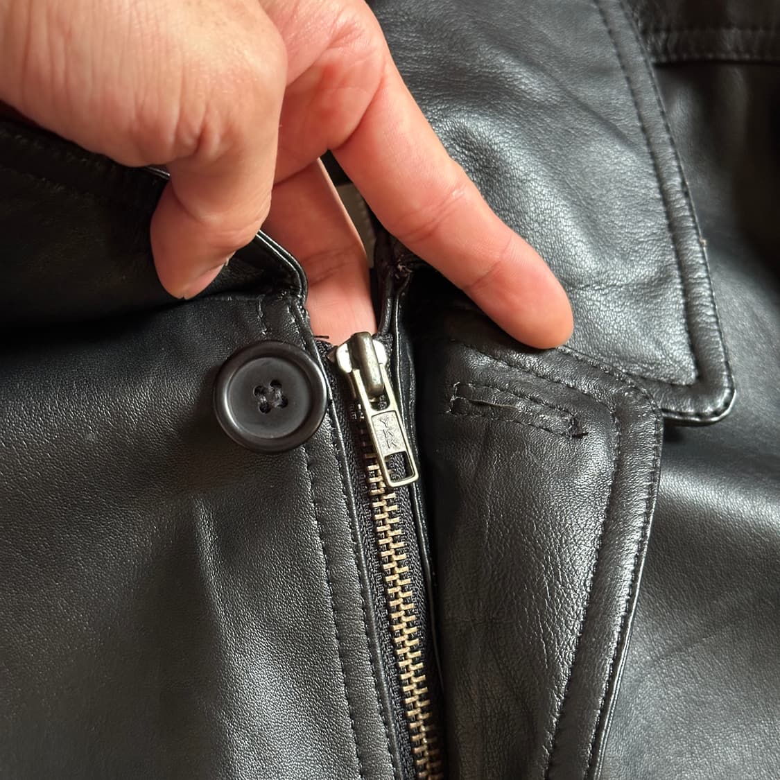 Mr. Looper sheep skin leather car coat 상품이미지6