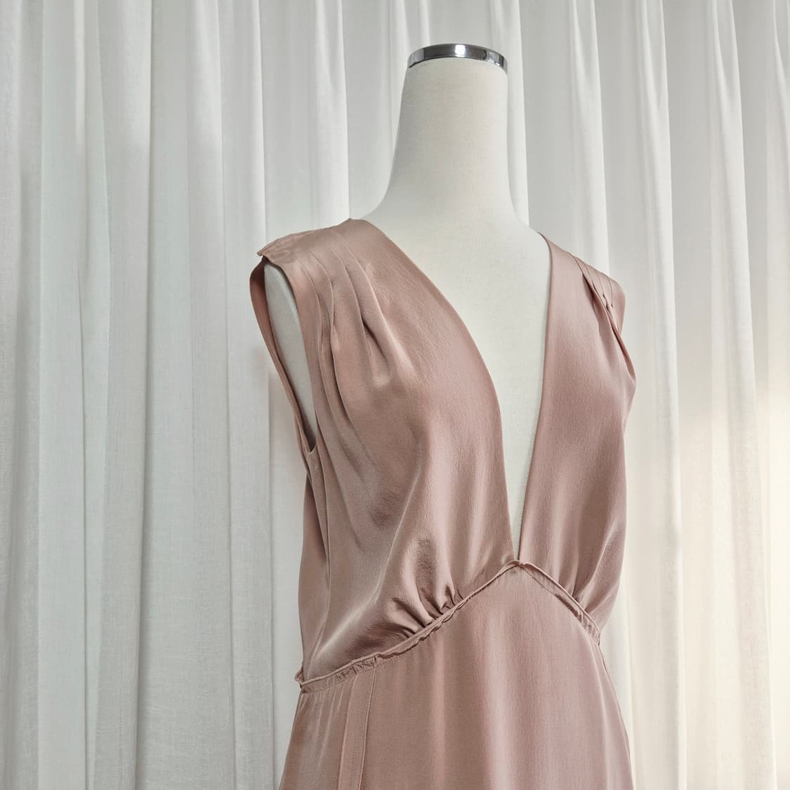 조셉 JOSEPH 실크100 언발란스 원피스 드레스 (4455) 상태최상 상품이미지5