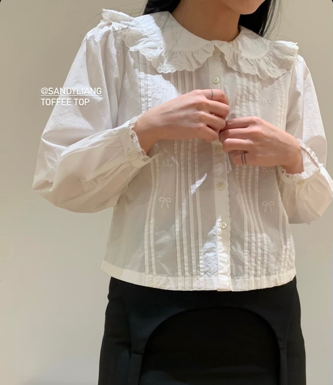 샌디리앙 sandyliang 24ss 블라우스 상품이미지1