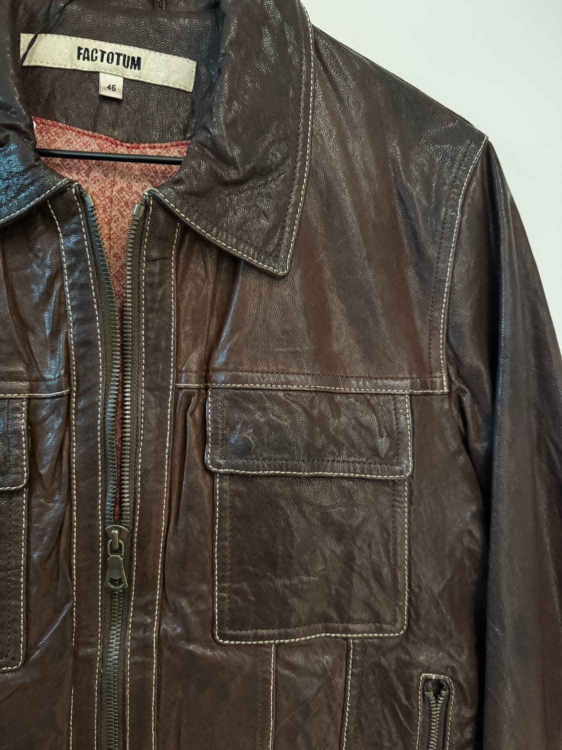 Factotum leather jacket 상품이미지3