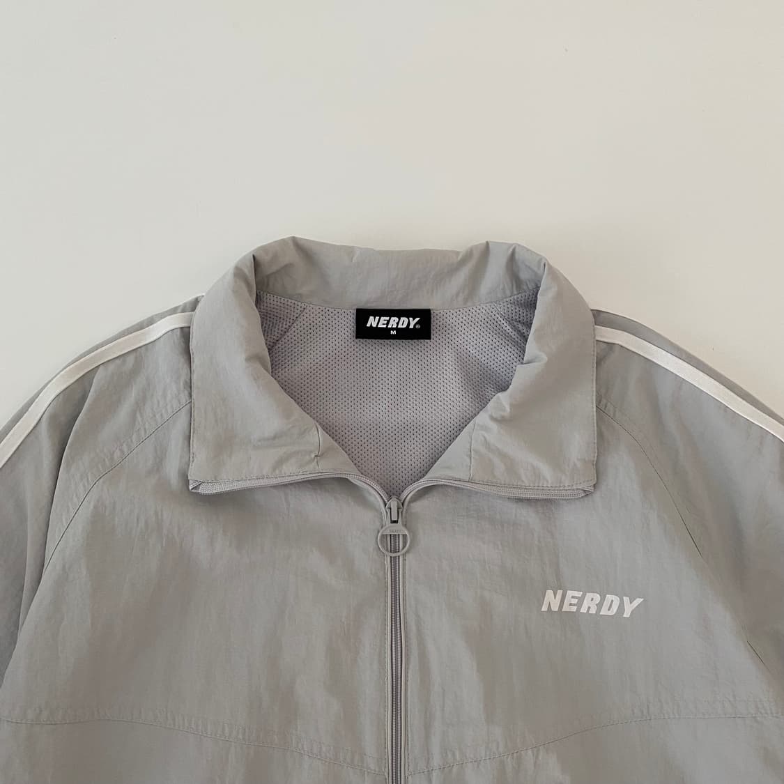 M ) 널디바람막이 운동복 라이트그레이 a0421 상품이미지4