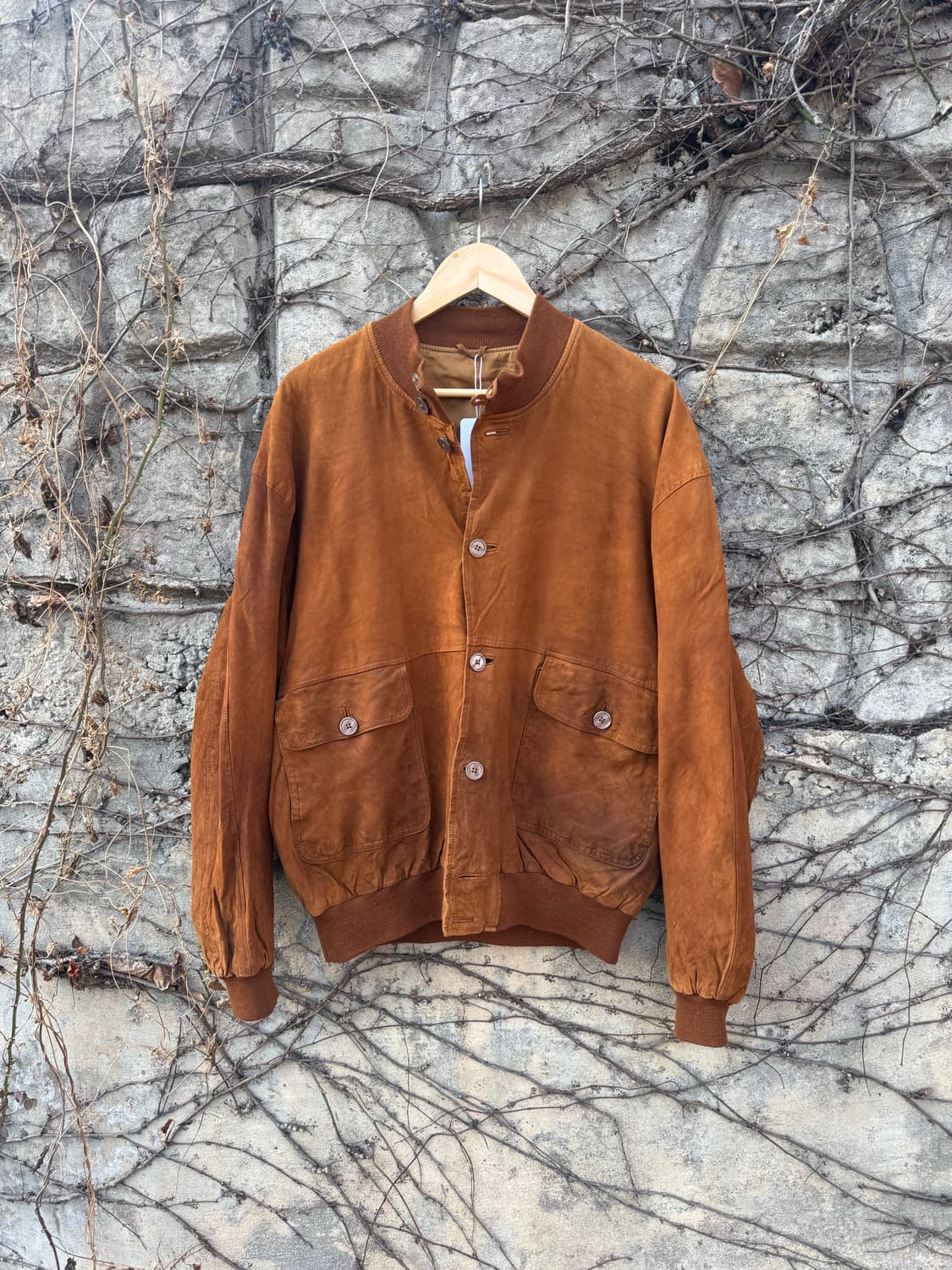 미군 a-1 스타일 빈티지 양가죽 스웨이드 자켓 상품이미지1