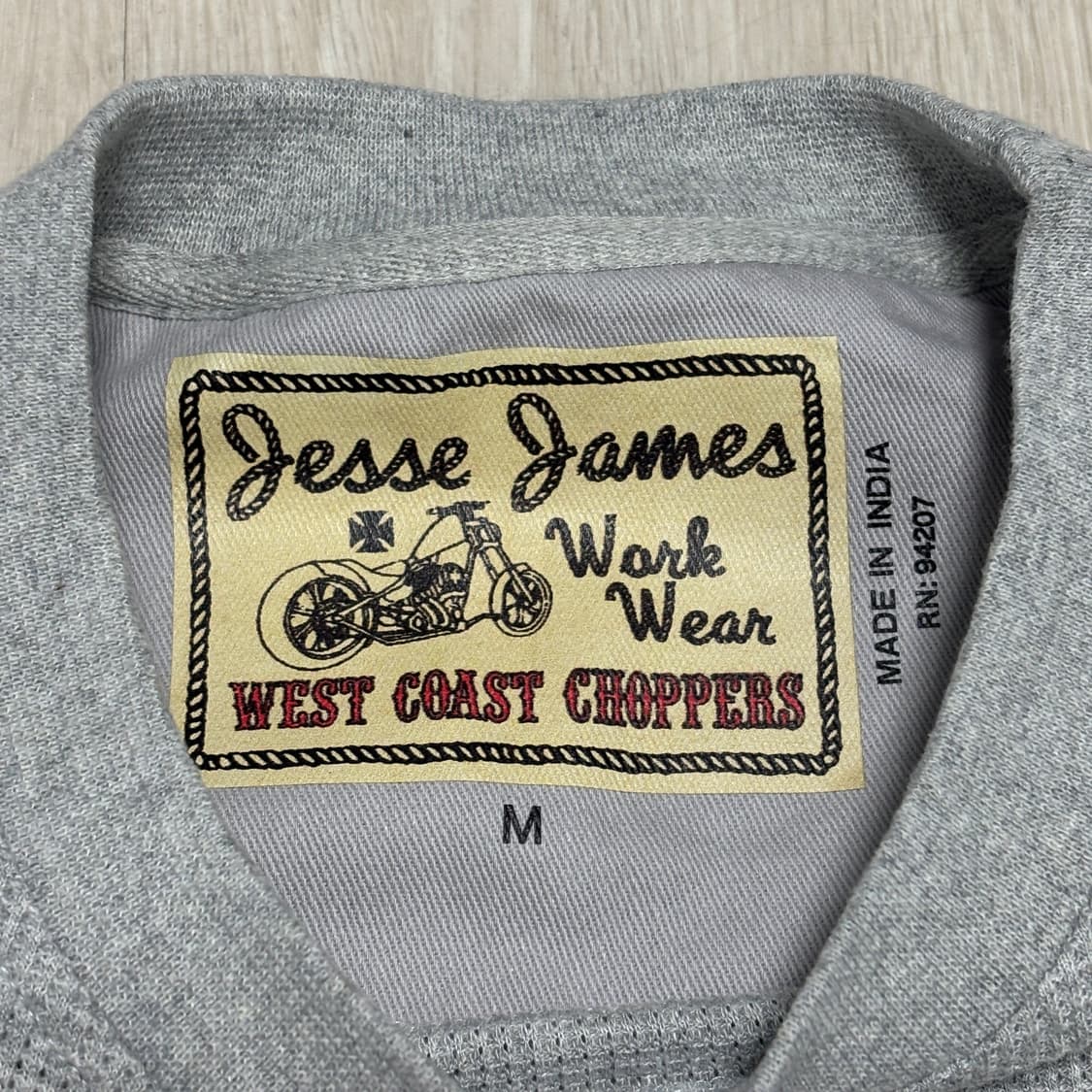 90s 웨스트 코스트 차퍼스 써멀 니트 그레이 상품이미지4