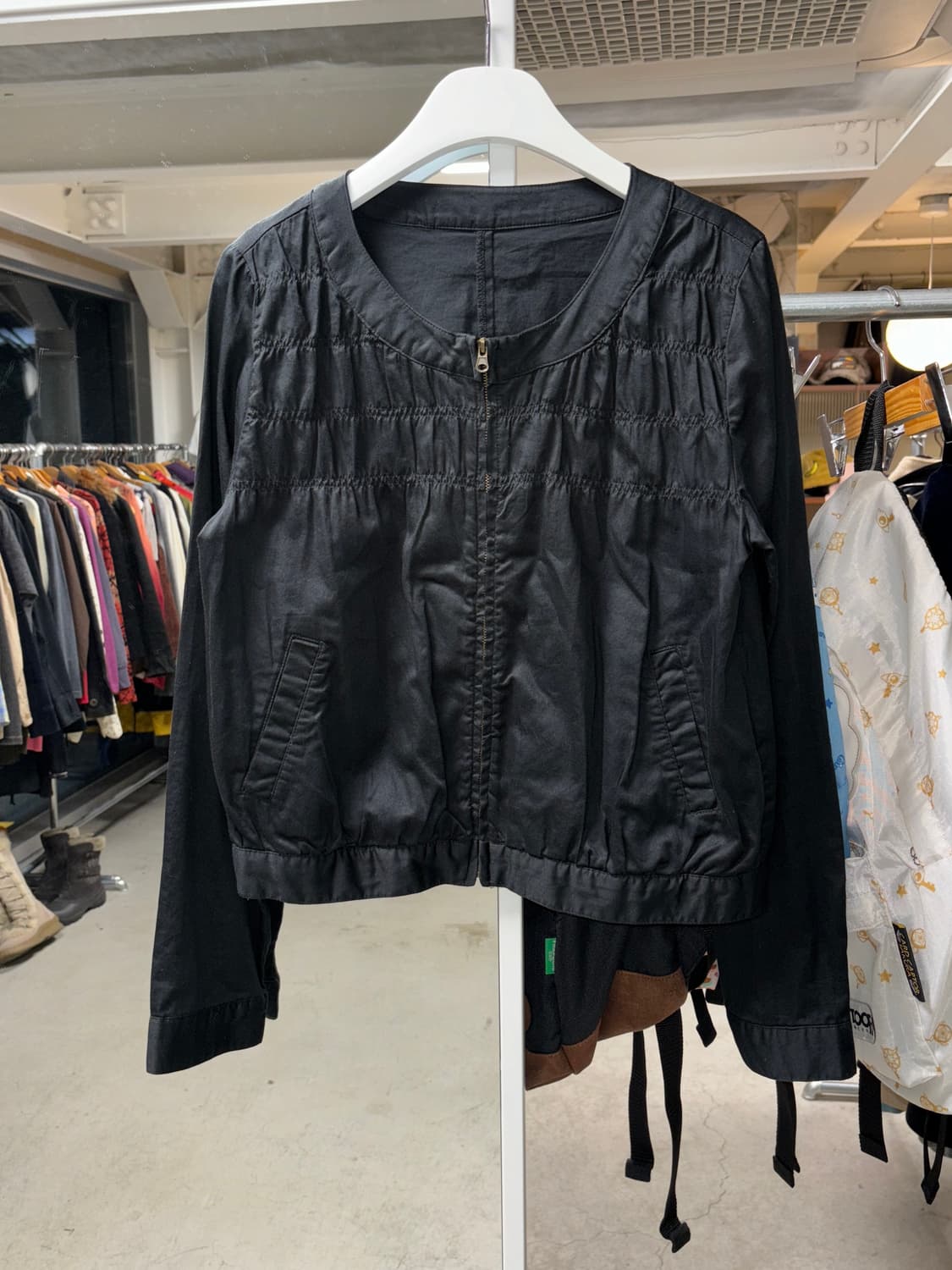 Atsuro tayama 셔링 집업 자켓  상품이미지2