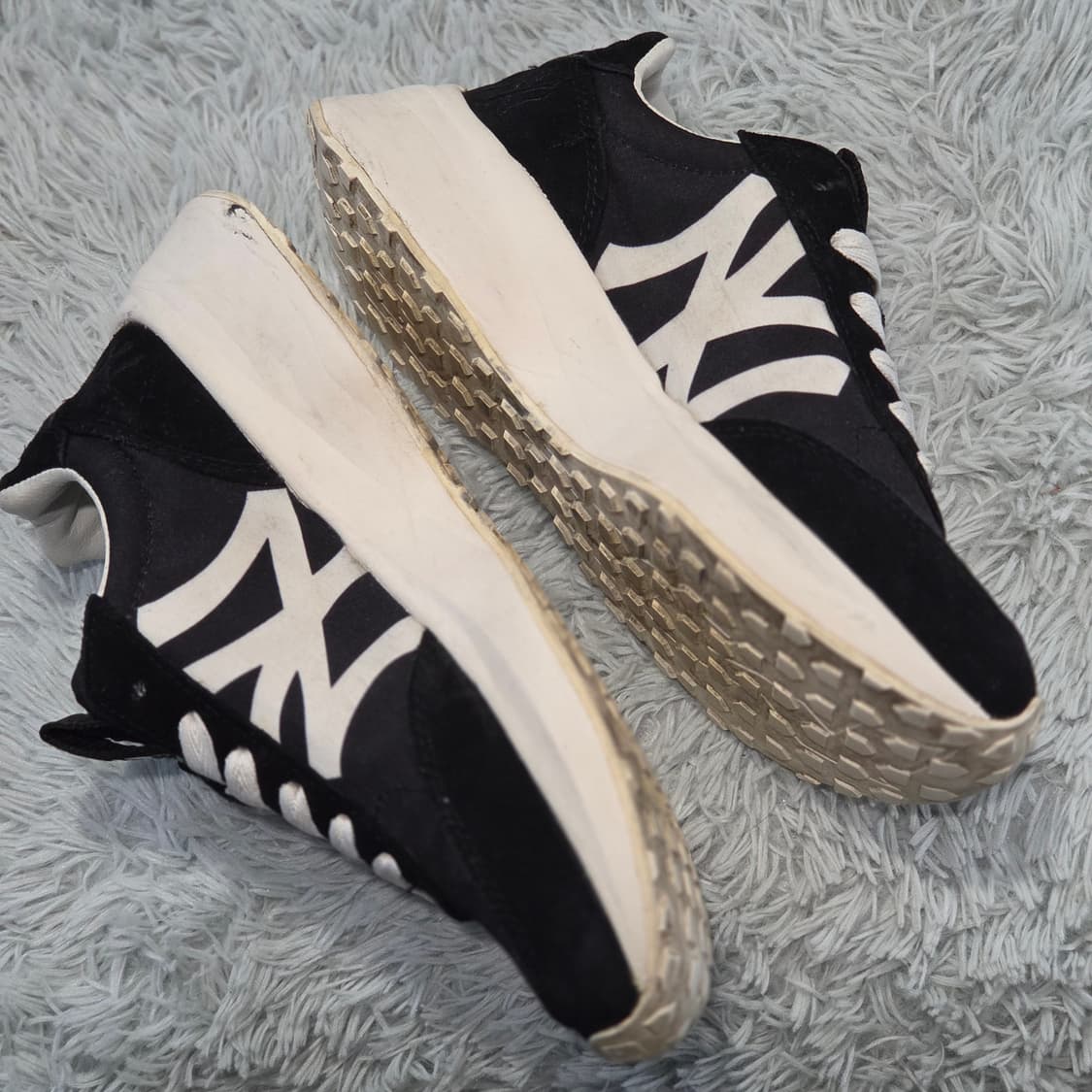 6q-24:MLB 에센셜 로고 스니커 블랙 (230cm) 상품이미지6