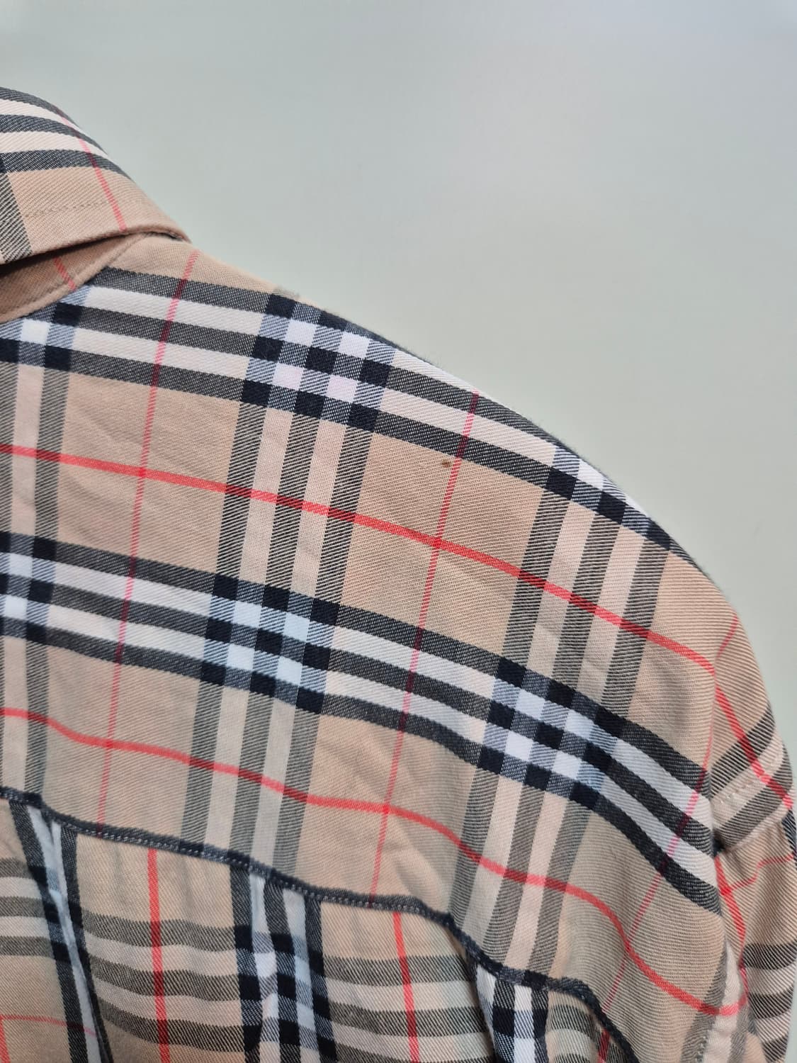 버버리 체크 셔츠 상품이미지8