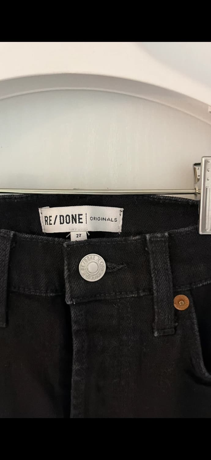 RE/DONE 블랙 스토브파이브 데님 27사이즈(26) 정품 상품이미지2
