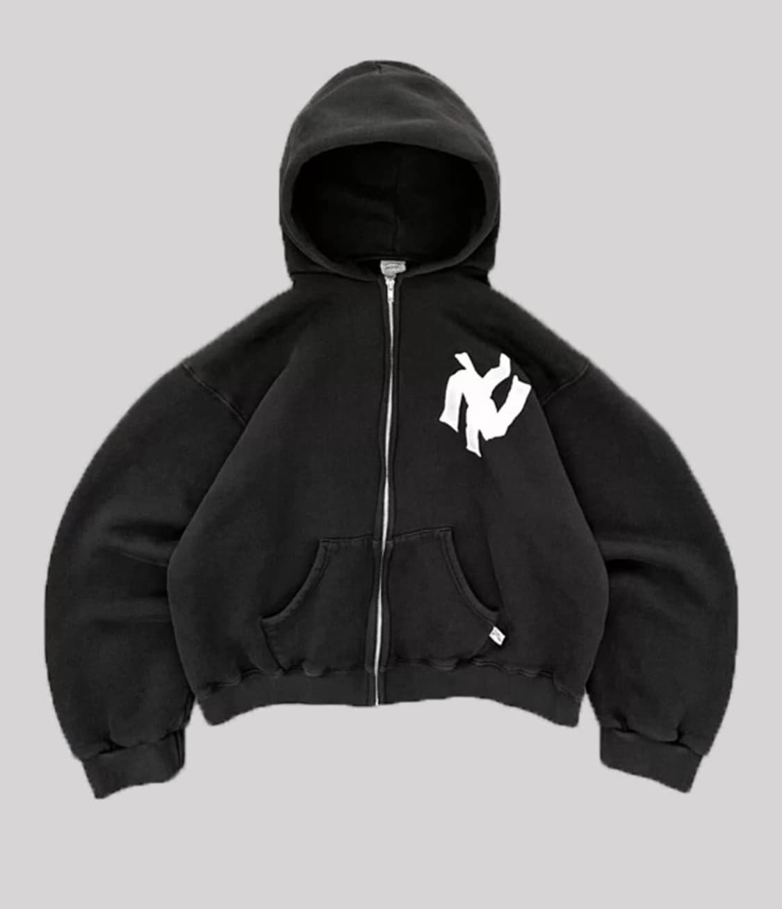 아킴보클럽 NY 후드집업 black 상품이미지1