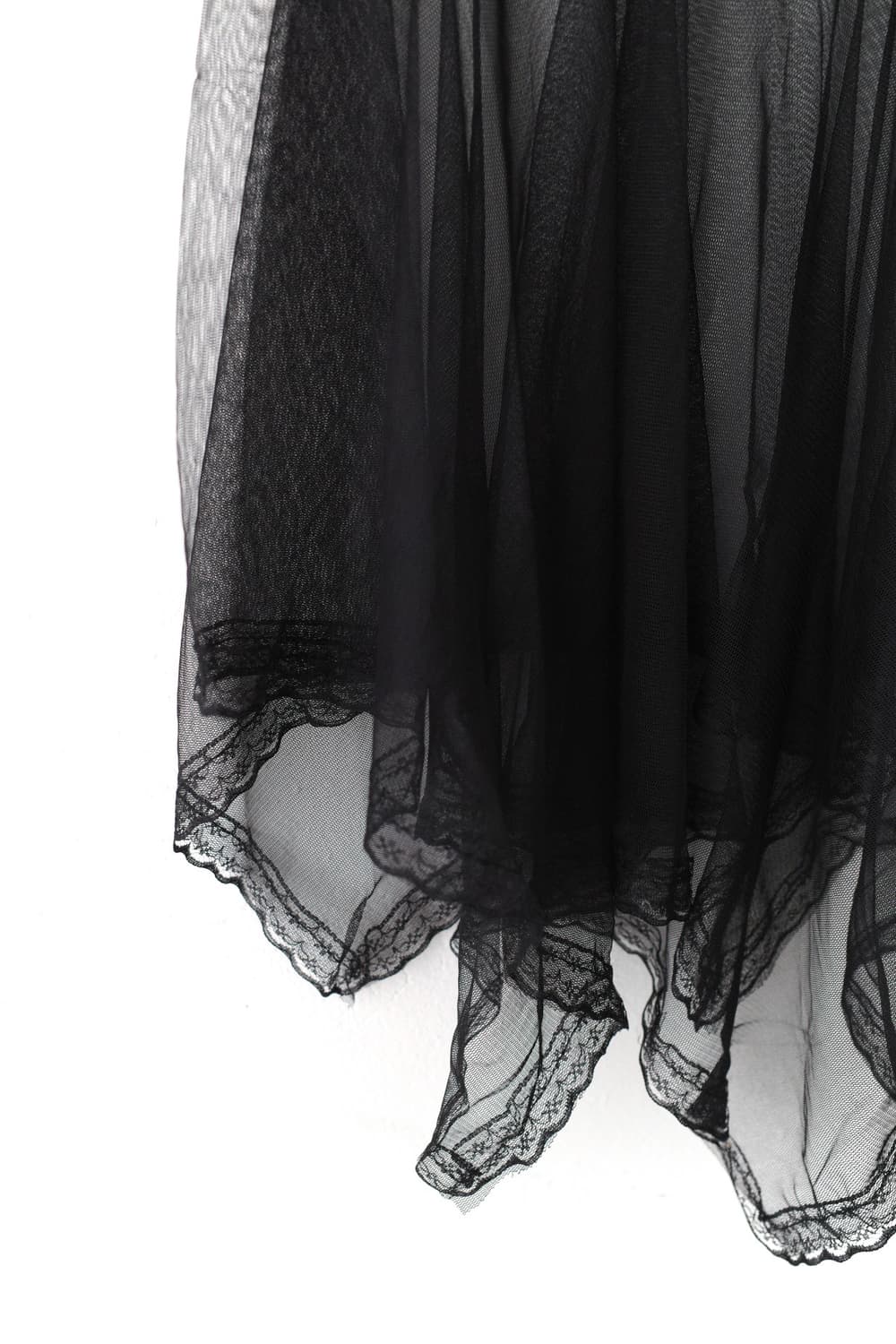 lace unbalanced sleeveless 상품이미지3