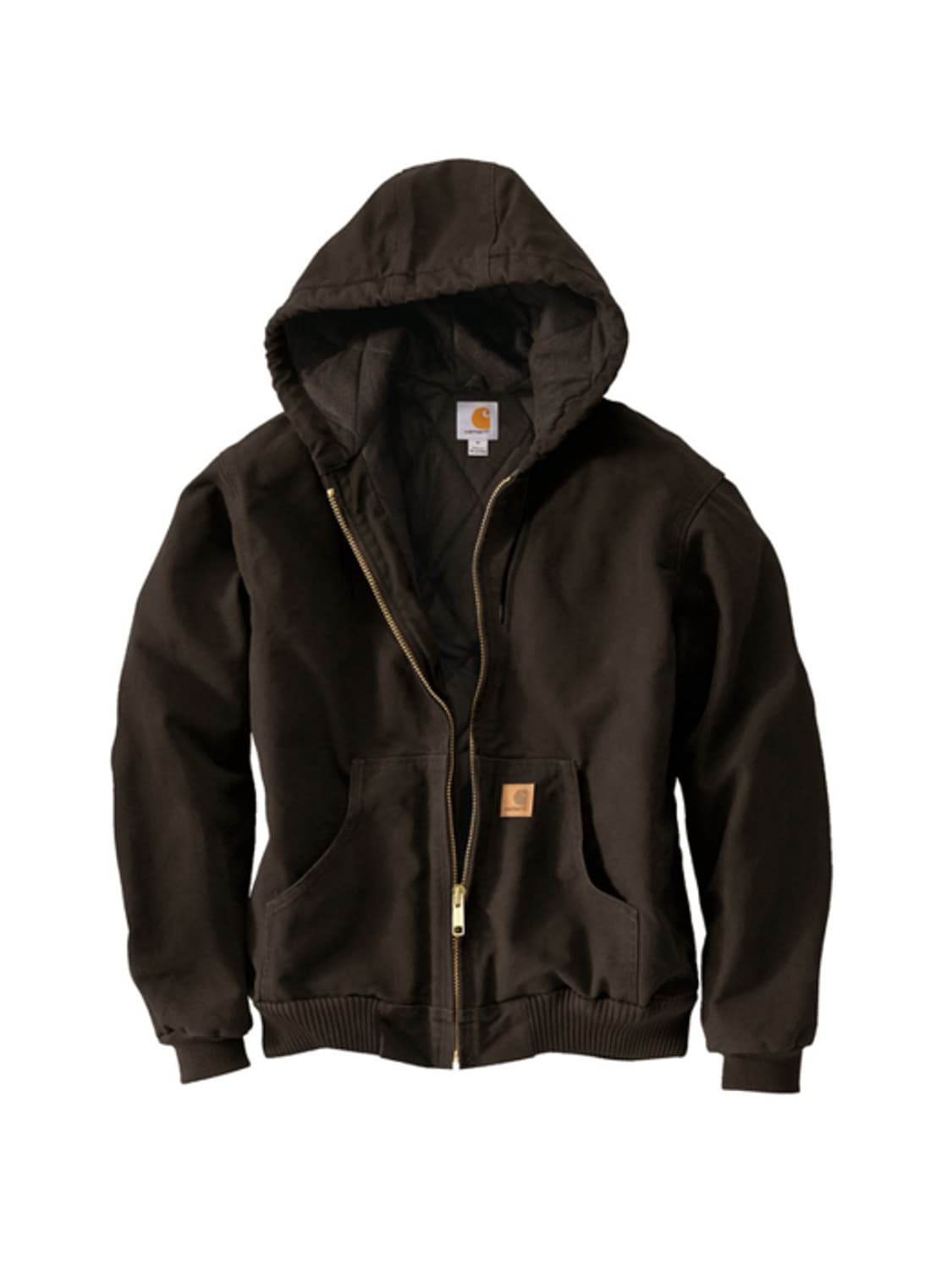 칼하트 덕 액티브 후드자켓[S] 다크브라운 상품이미지1