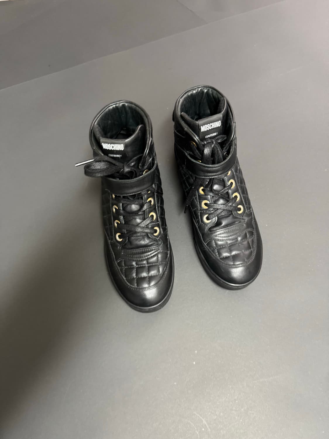 Moschino Couture Quilted Leather High-To 상품이미지4