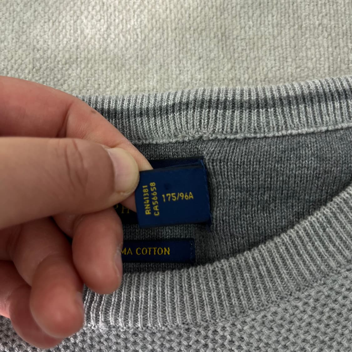 100 폴로랄프로렌 와플 코튼 니트 상품이미지4