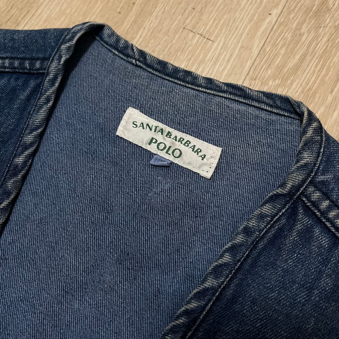 산타바바라 폴로 빈티지 멀티 포켓 데님 조끼 L/100 상품이미지5