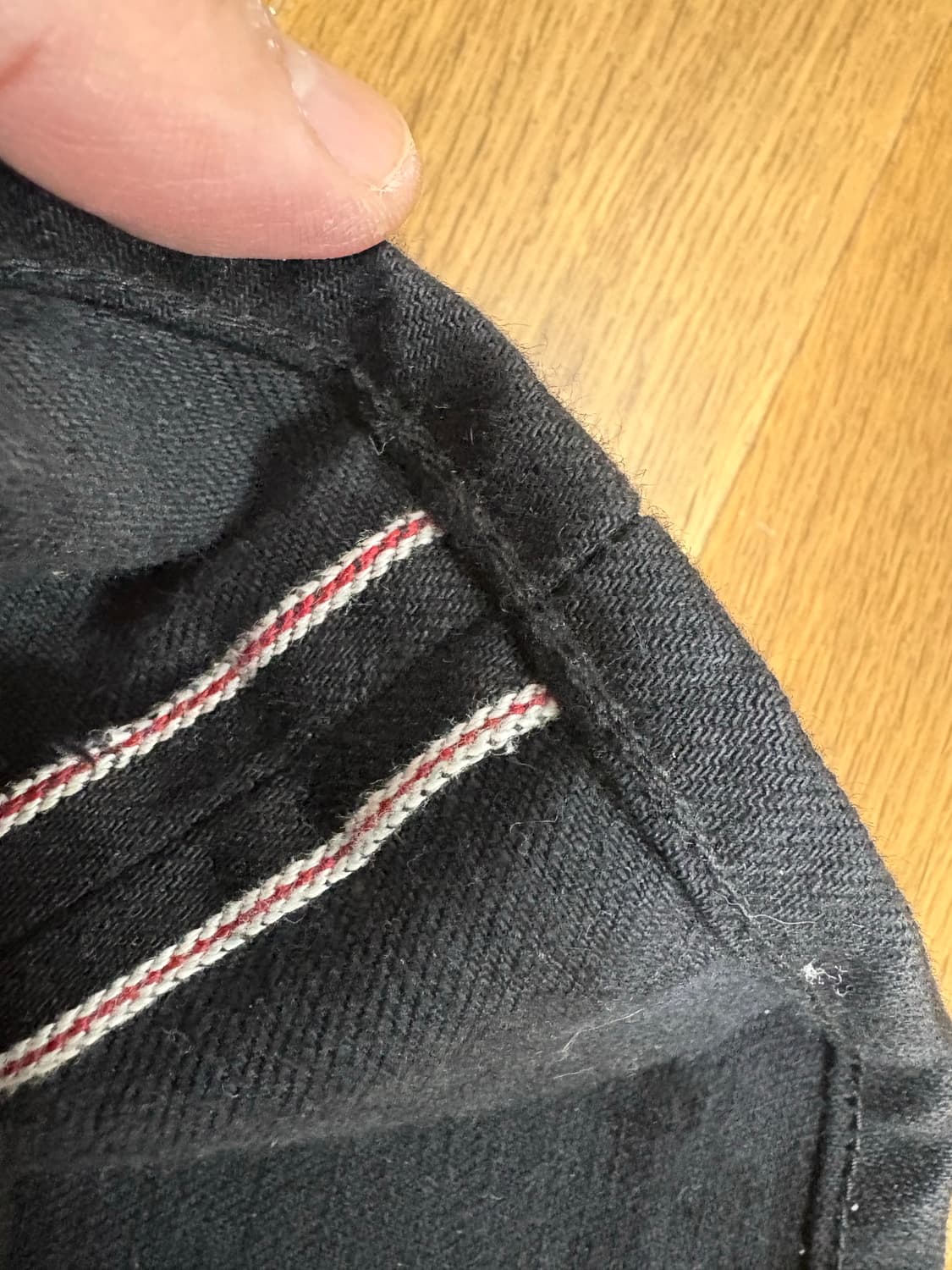 네이키드 앤 페이머스 스트롱가이 블랙셀비지 32 상품이미지9