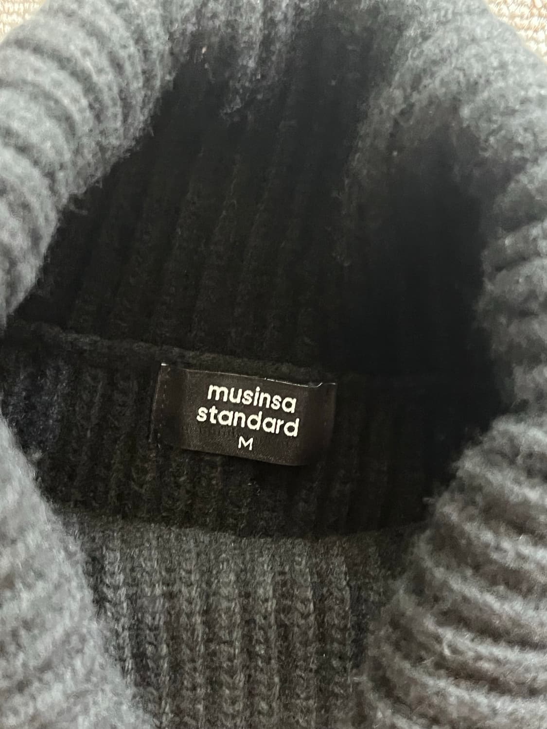 무신사 스탠다드 램스울 터틀넥 니트 상품이미지4