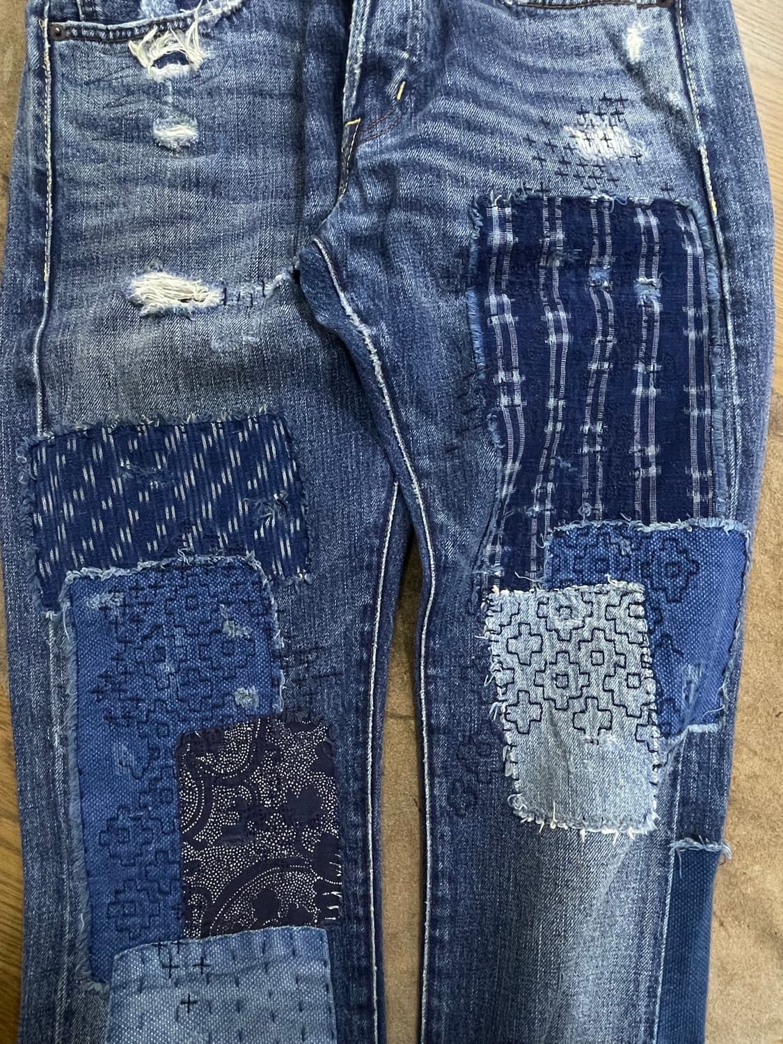 폴로랄프로렌(DS)/멀티패치 디스트레스드 청바지(31“) 상품이미지4