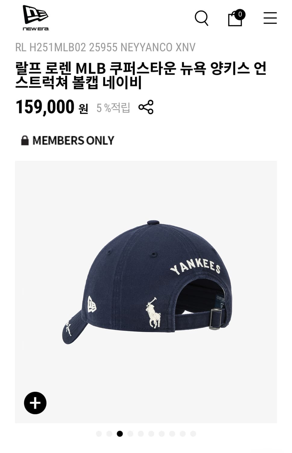 뉴에라 랄프로렌 콜라보 캡 상품이미지5