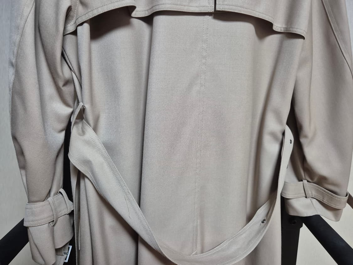 엘무드 프리미엄 울 오버핏 트렌치코트 46 상품이미지6