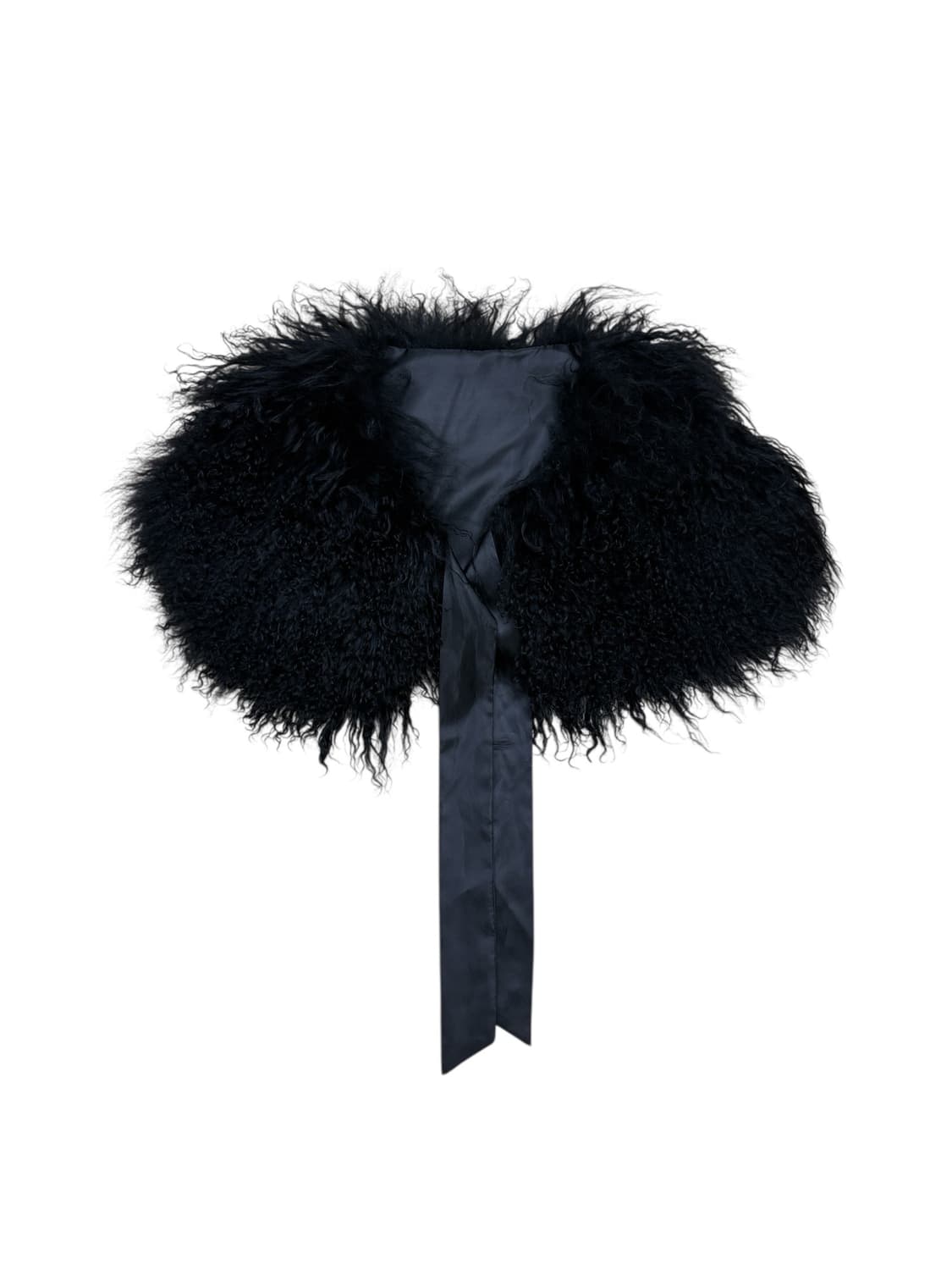 fur neck cape 상품이미지3