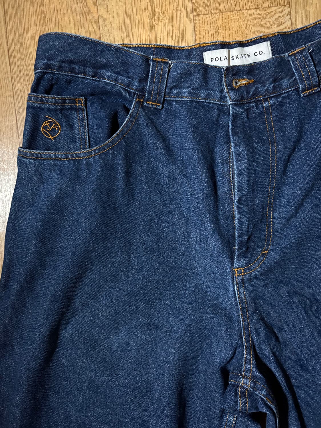 폴라 스케이트 빅보이 팬츠 다크 블루 상품이미지4