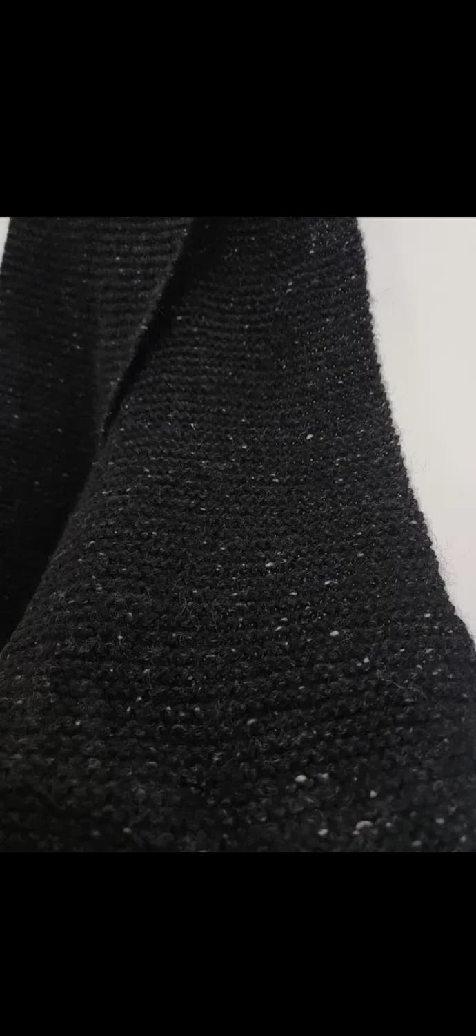 빈티지 블랙 수술 머플러 상품이미지2