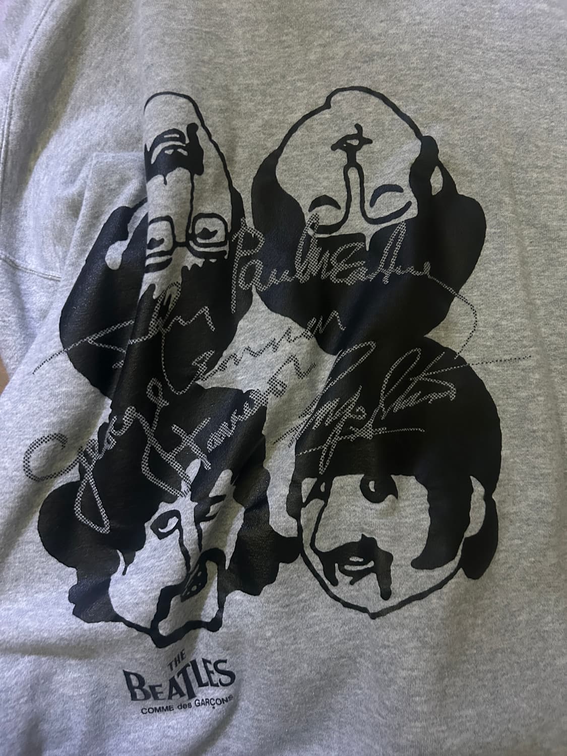 Comme des garcons BEATLES hooded zip up 상품이미지1