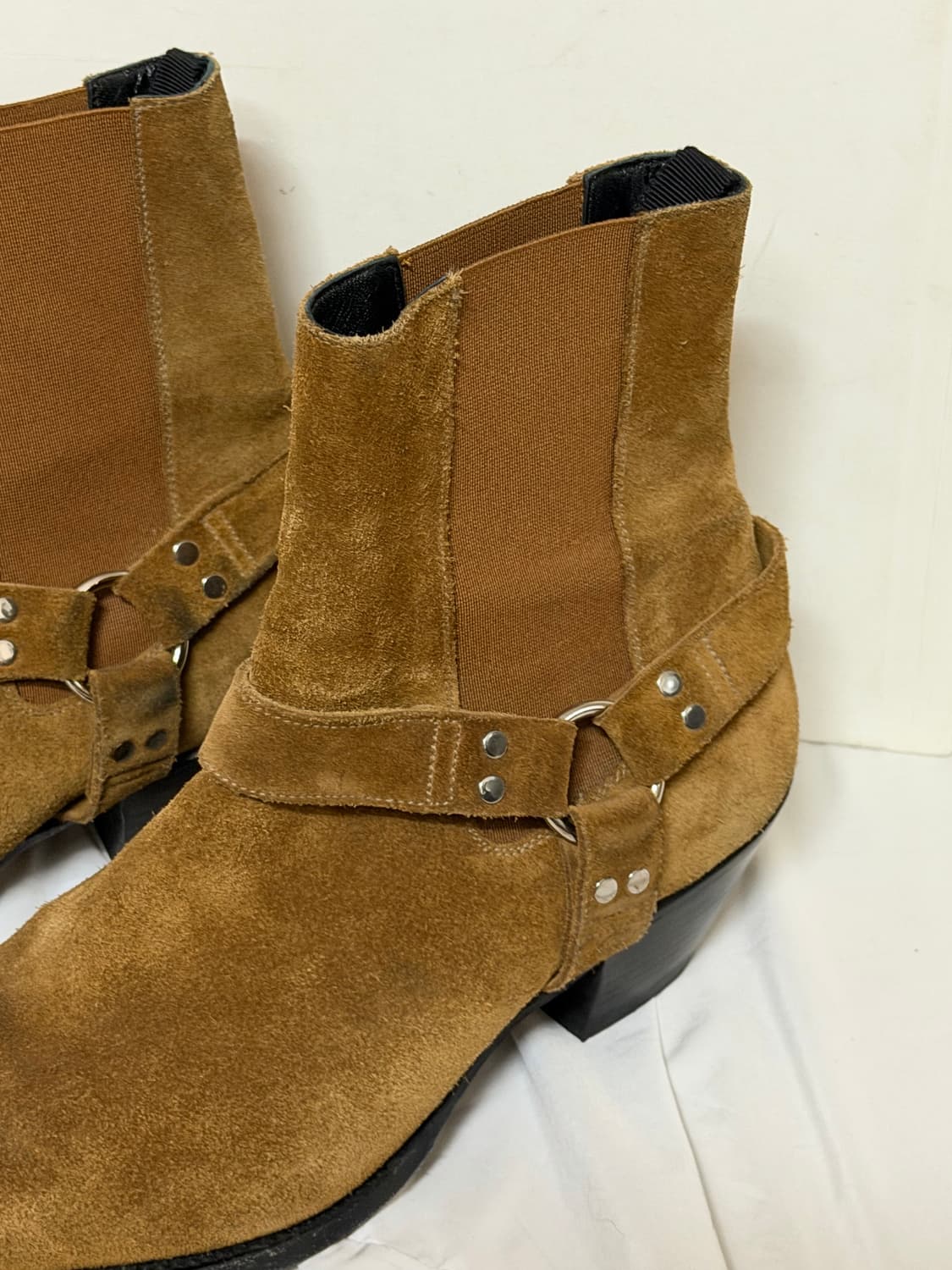 셀린느 스웨이드 모터사이클 앵클 부츠 상품이미지3