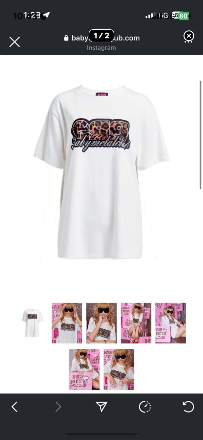 베이비메탈클럽 반팔 구해요! 상품이미지1