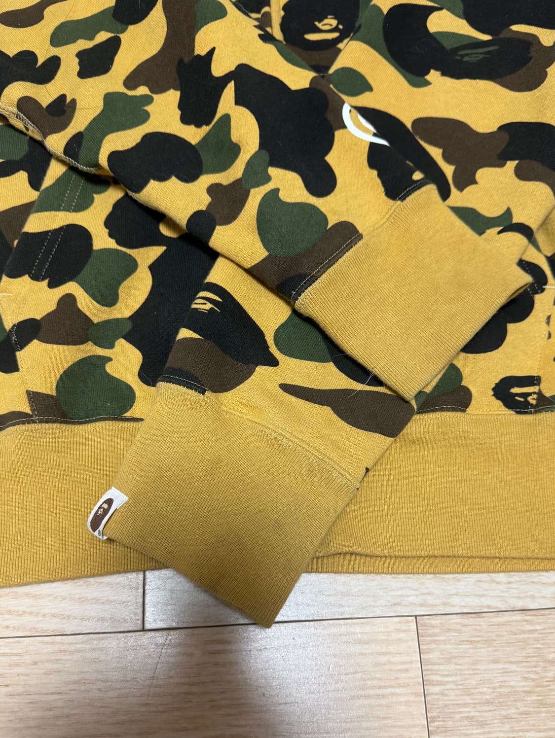 베이프 황계 퍼스트 카모 샤크 후드집업 M 상품이미지3