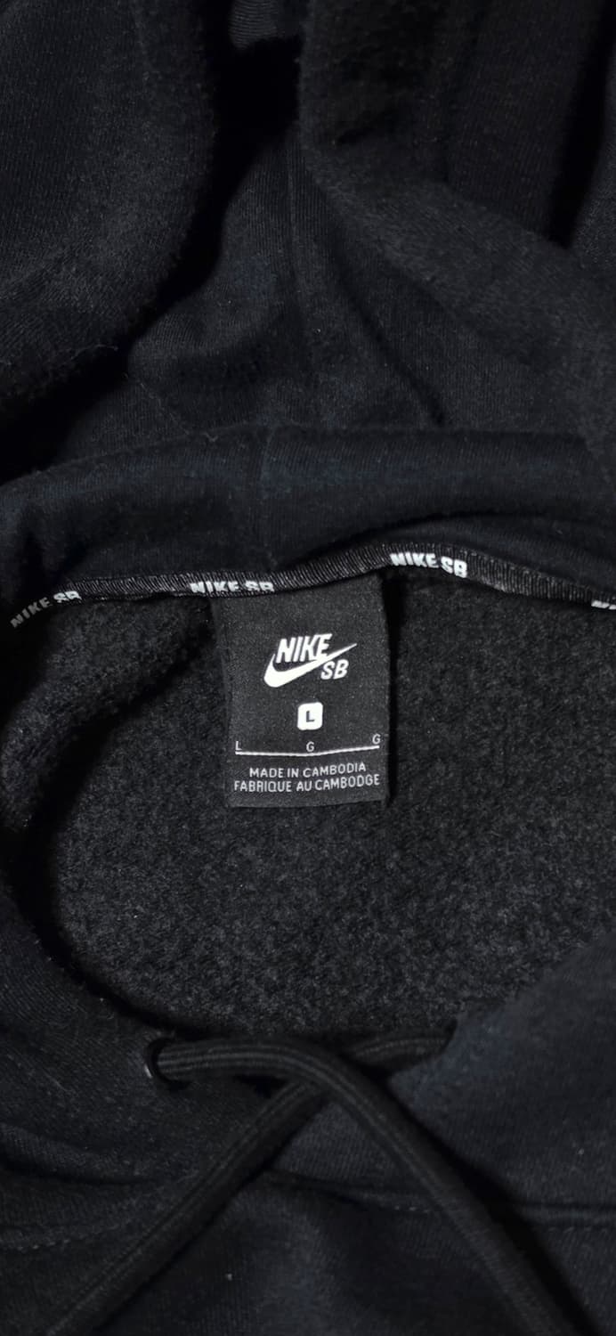 나이키 SB 블랙 기모 후드티 L 상품이미지3