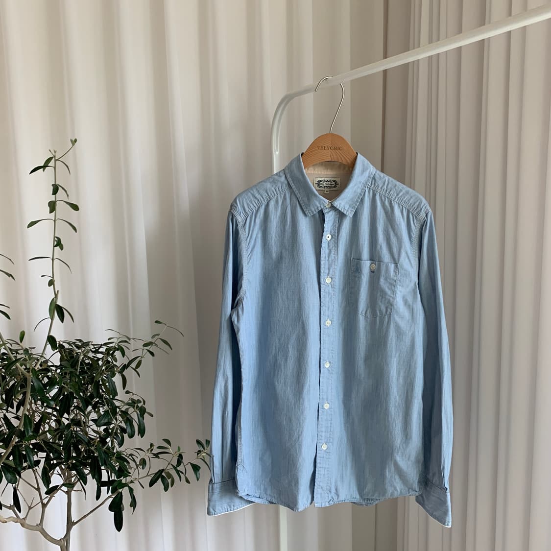 빈폴진스 BEANPOLE JEANS 빈티지 연청 셔츠 상품이미지1