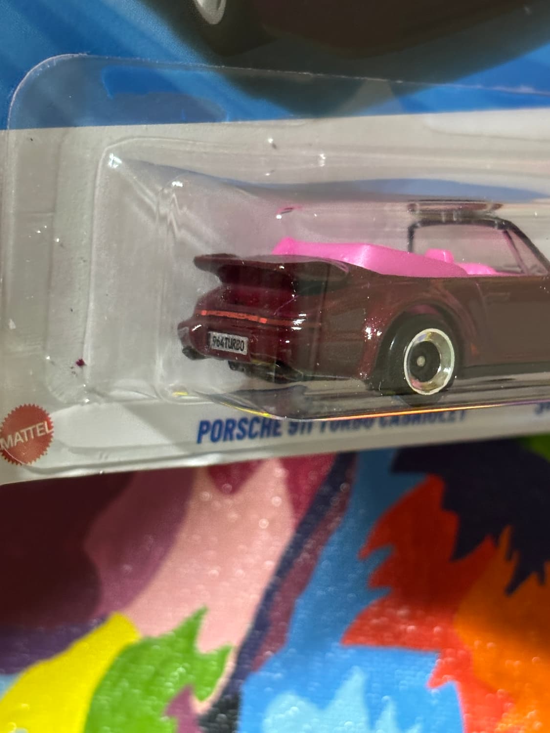 미개봉) 포르쉐 911 터보 카브리올레 다이캐스트 핫휠 인테리어 소품 상품이미지9