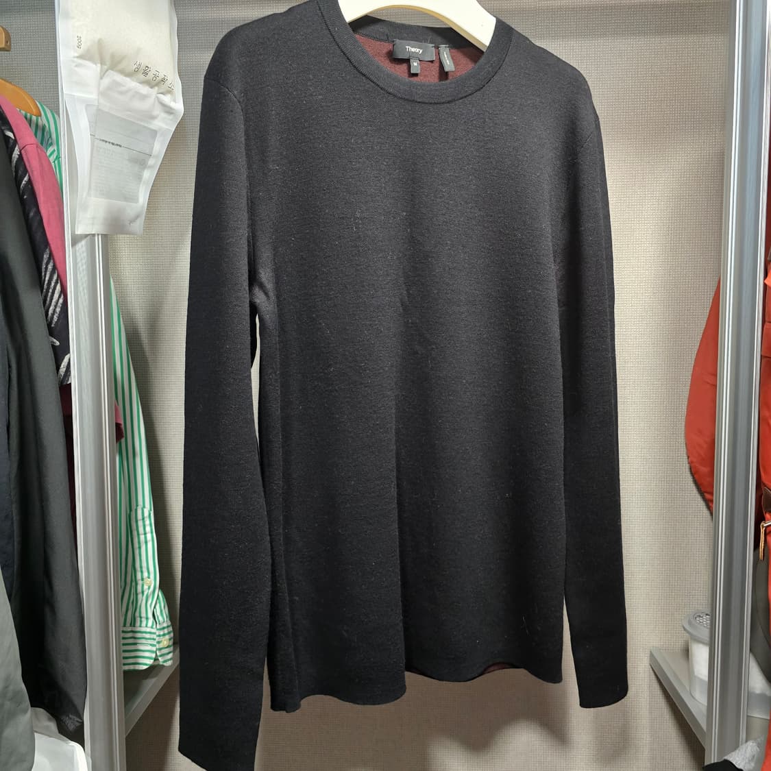 띠어리 밀로 더블페이스 울 니트 M 상품이미지1