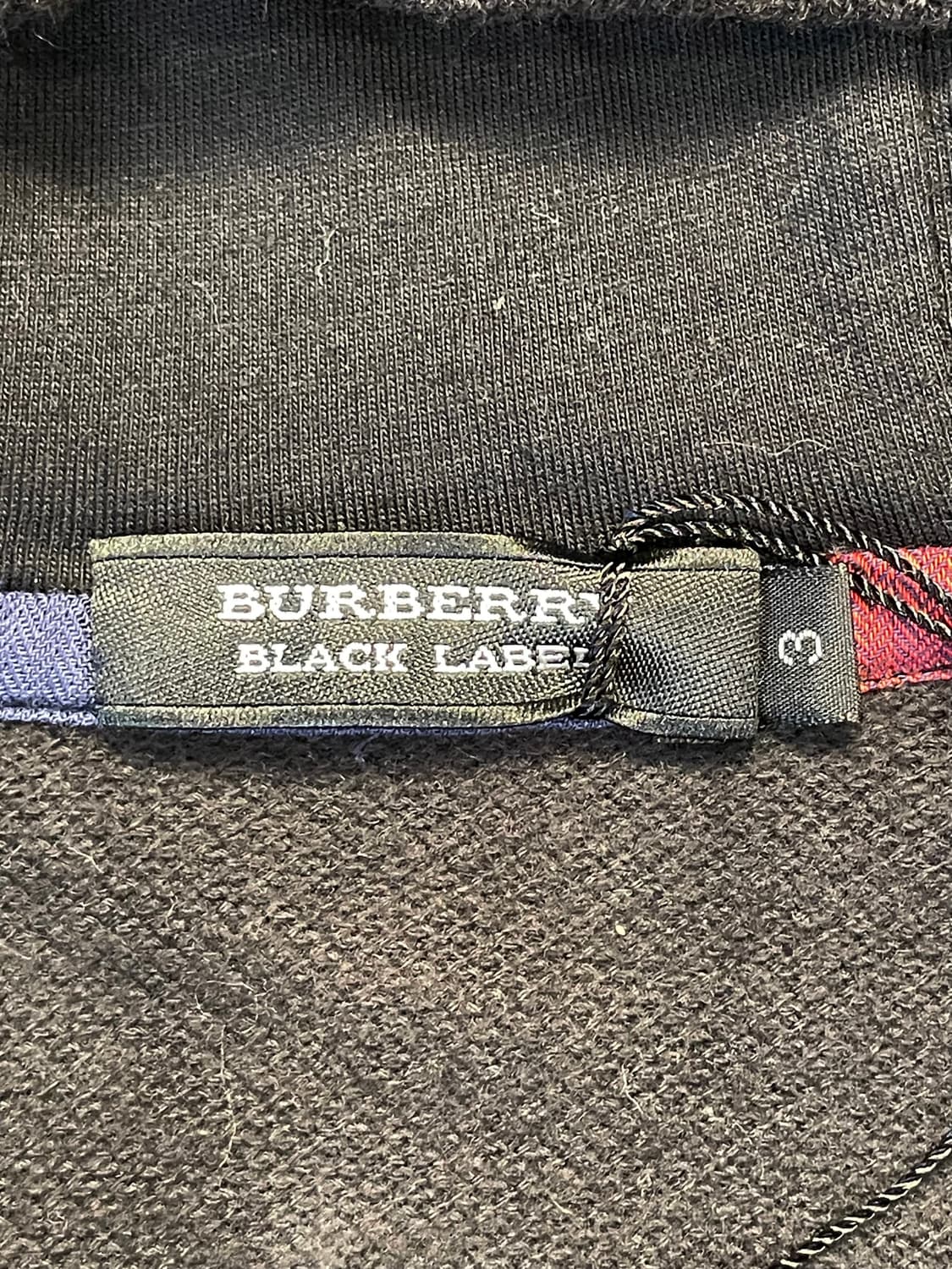 버버리 블랙라벨 가죽패치 집업 상품이미지6